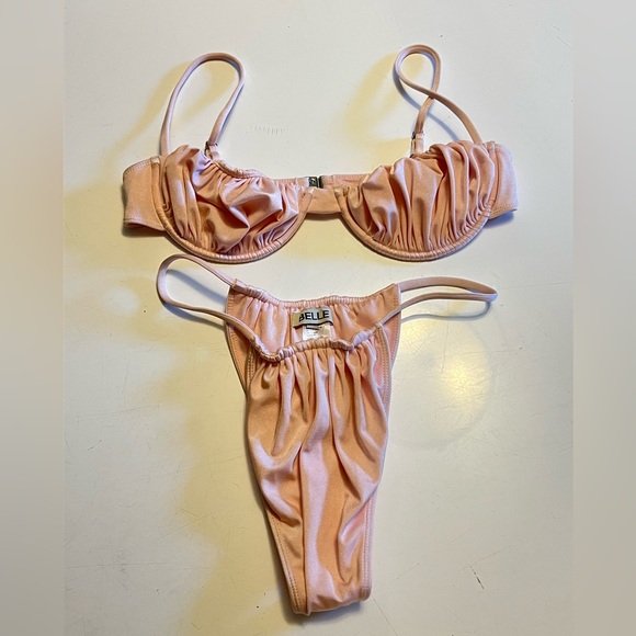 Belle the Label Pink Bikini Set - Picture 1 of 4